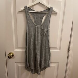 Grey Free People Tank Top